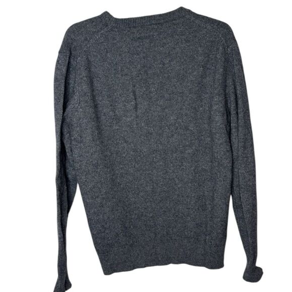 Daniel Hechter Paris Lambswool Charcoal Grey Crewneck Sweater. Size Large. - Picture 4 of 5